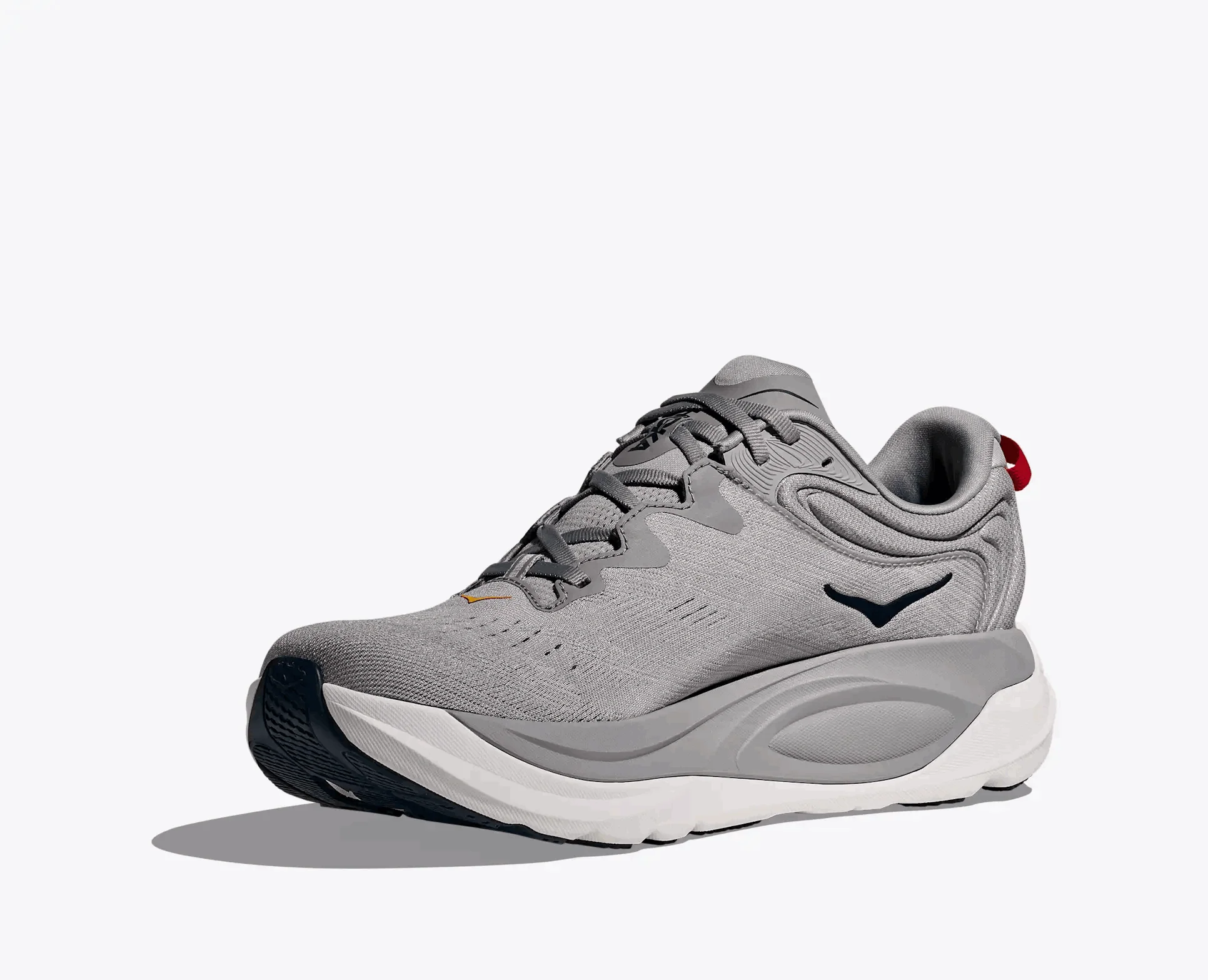 HOKA Men Gaviota 6 Wide - Stellar Grey / Stardust - Image 3