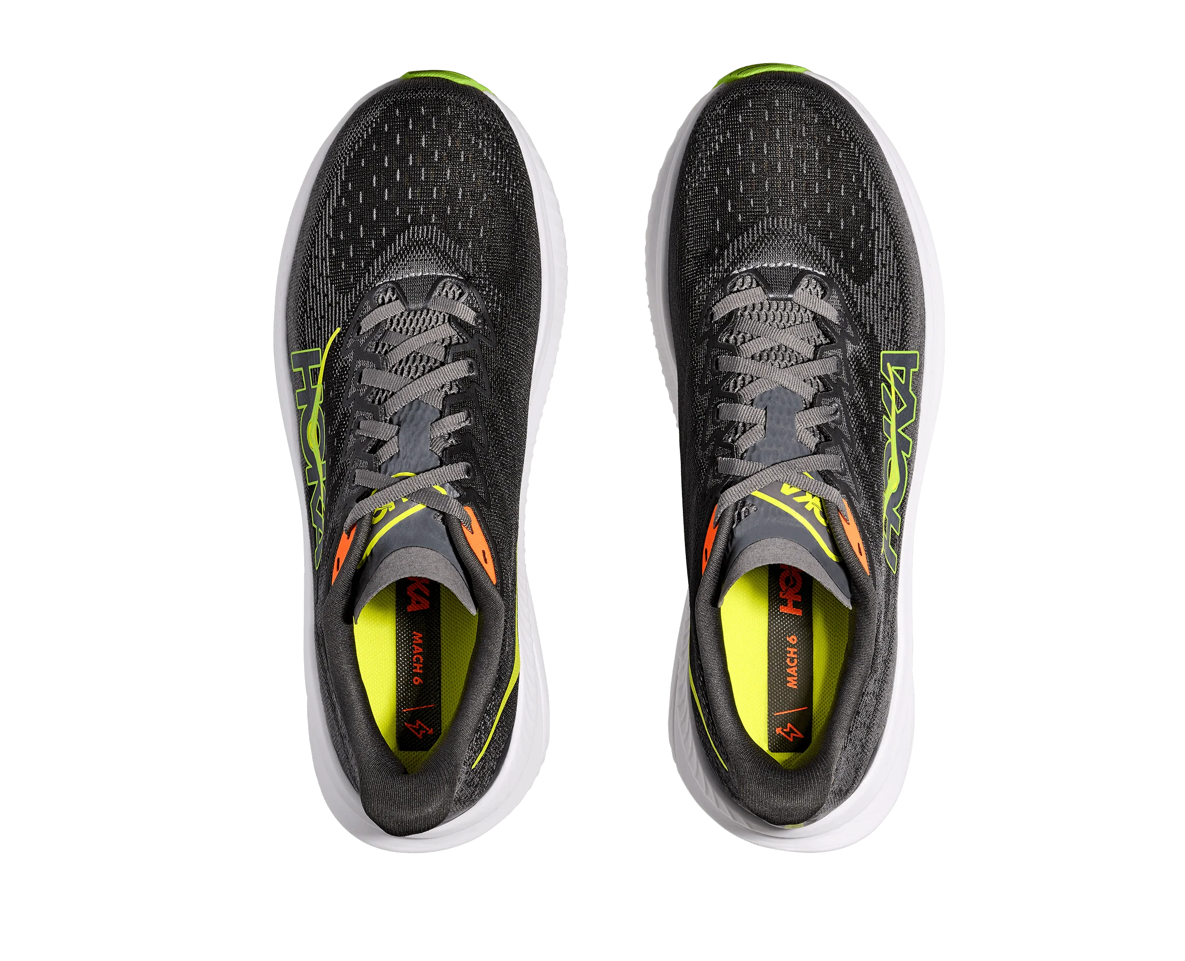 HOKA Men Mach 6 - Gravel / Asphalt Grey - Image 3