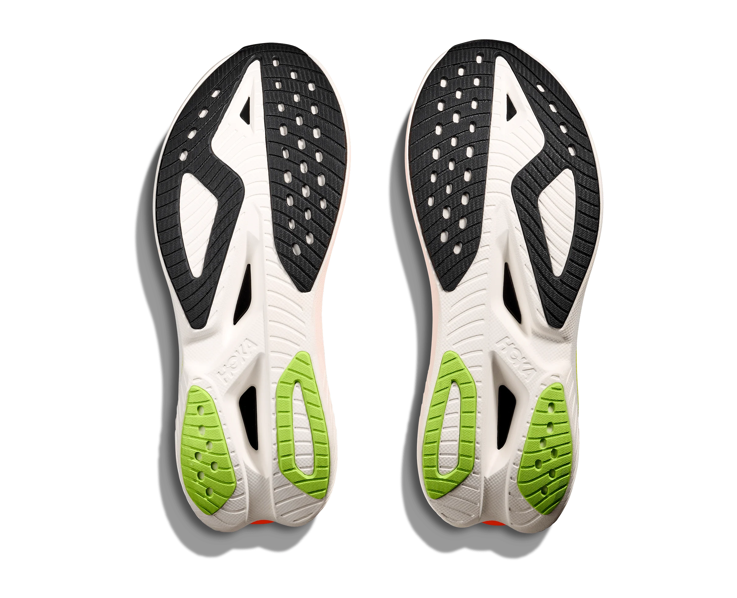 HOKA Men Mach X 3 - White / Neon Tangerine - Image 6
