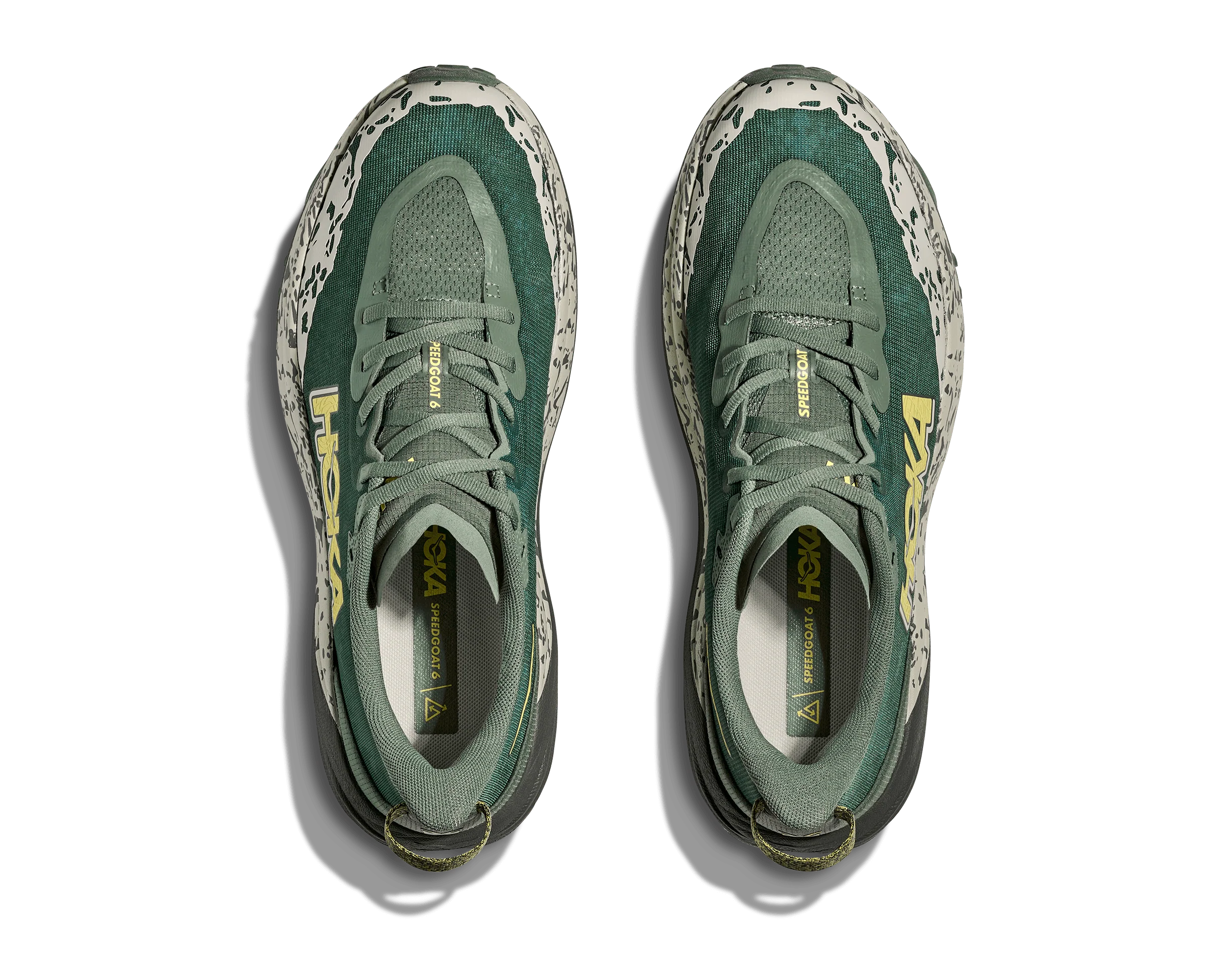 HOKA Men Speedgoat 6 Wide - Fern / Asphalt Grey - Image 3
