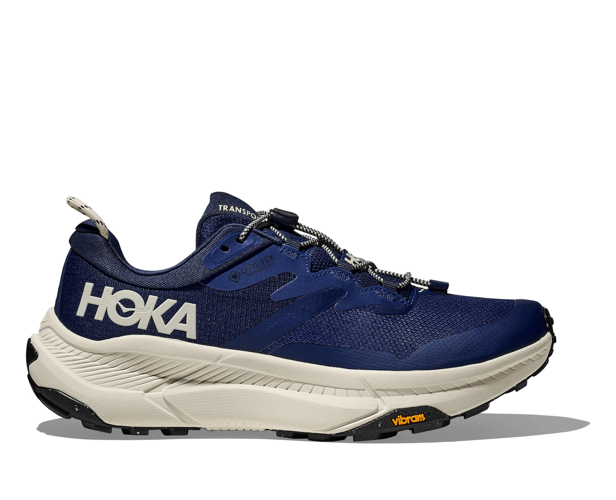 HOKA Men Transport GTX - Midnight Blue / Truffle Salt - Image 3