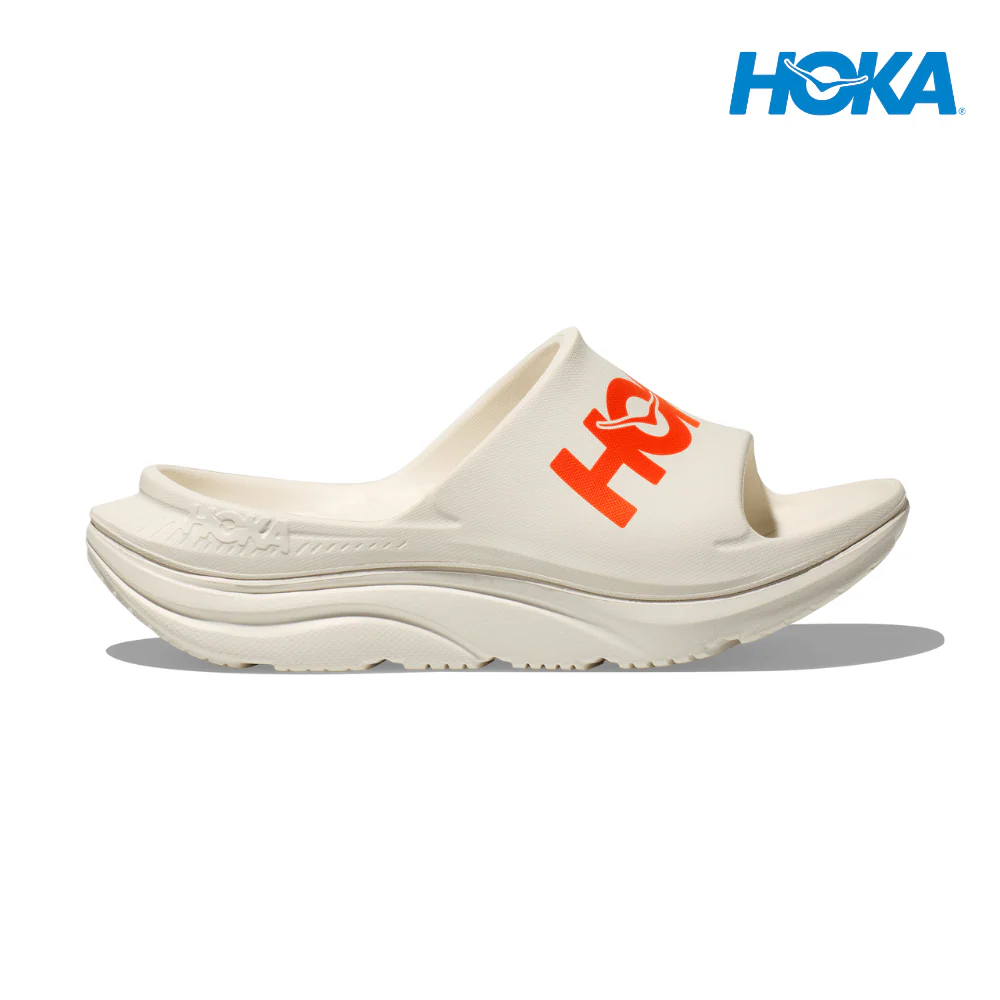 HOKA Unisex Ora Athletic Slide - Frost / Lava