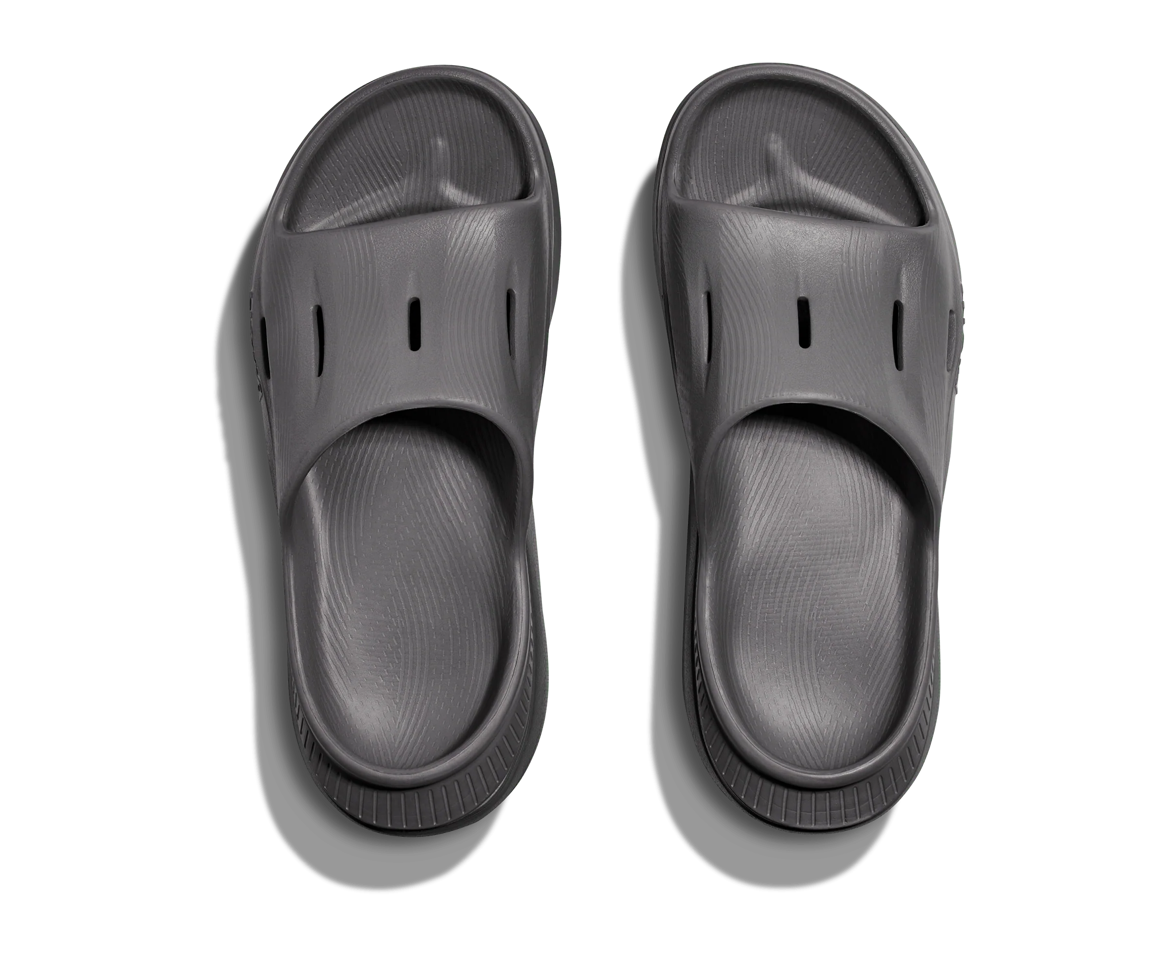HOKA Unisex Ora Recovery Slide 3 - Grey / Grey - Image 3