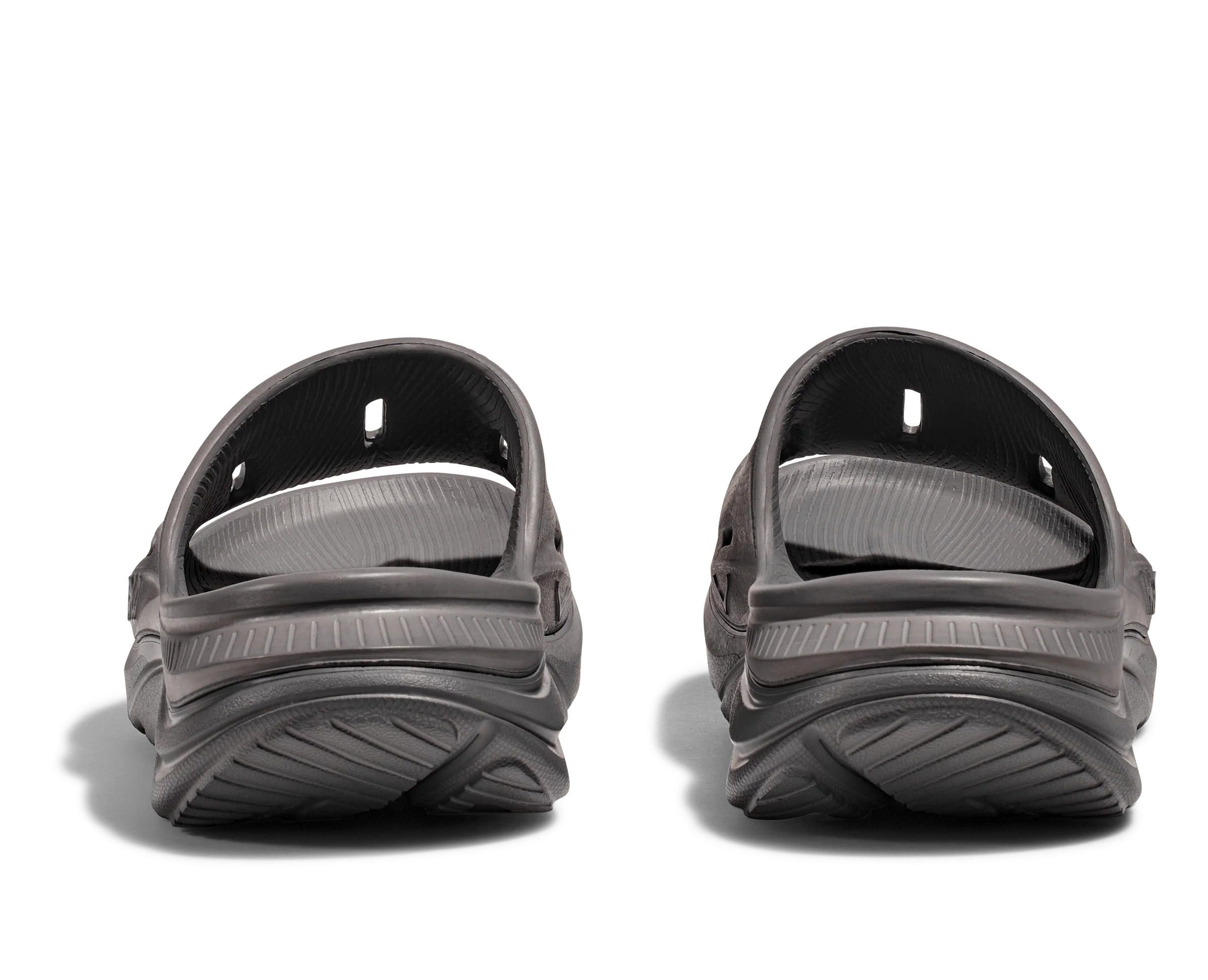 HOKA Unisex Ora Recovery Slide 3 - Grey / Grey - Image 4