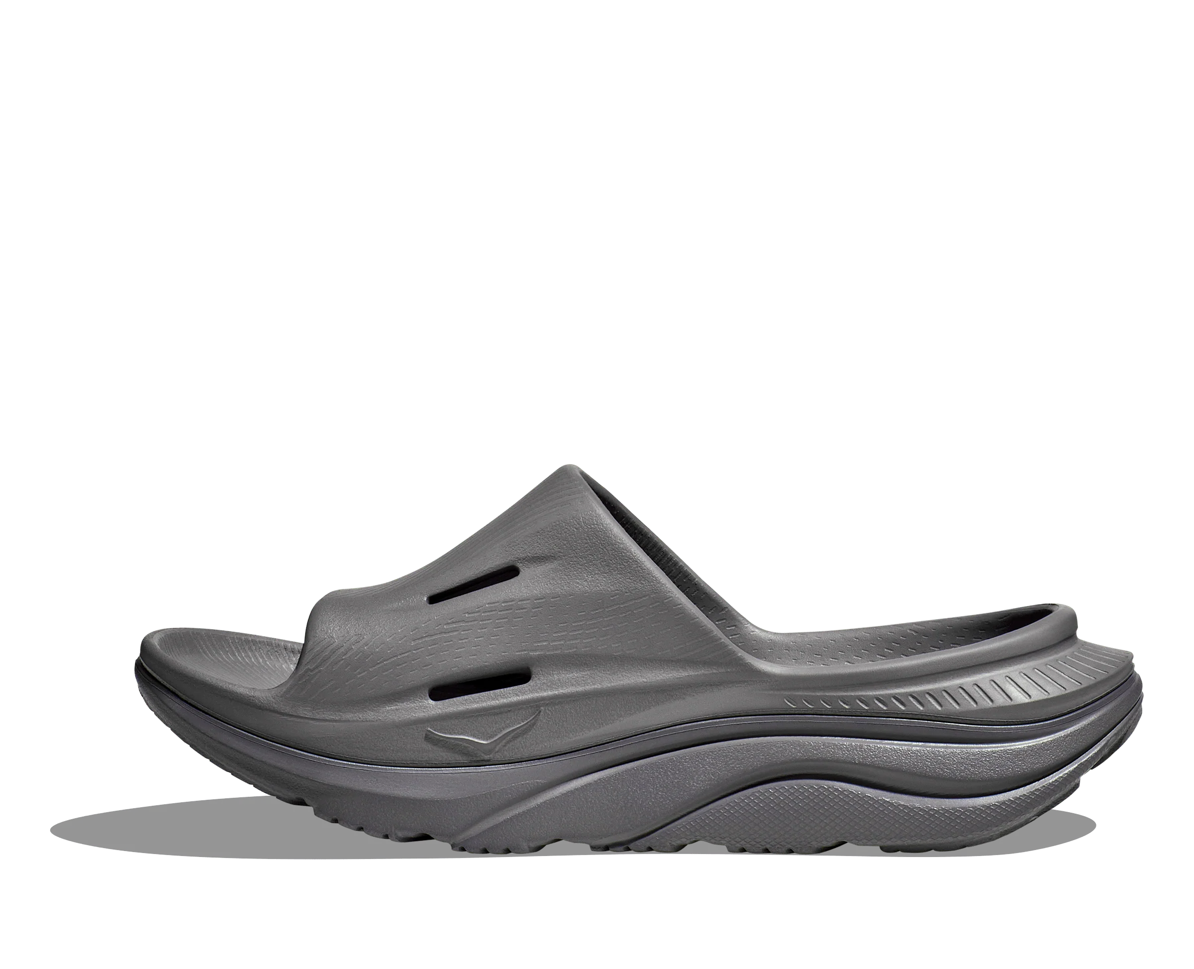 HOKA Unisex Ora Recovery Slide 3 - Grey / Grey - Image 6