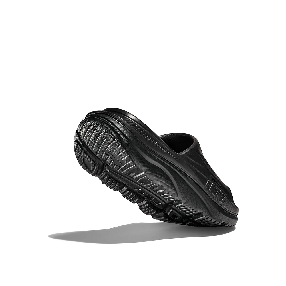 HOKA Unisex Ora Recovery Slide 3 - Black / Black - Image 5
