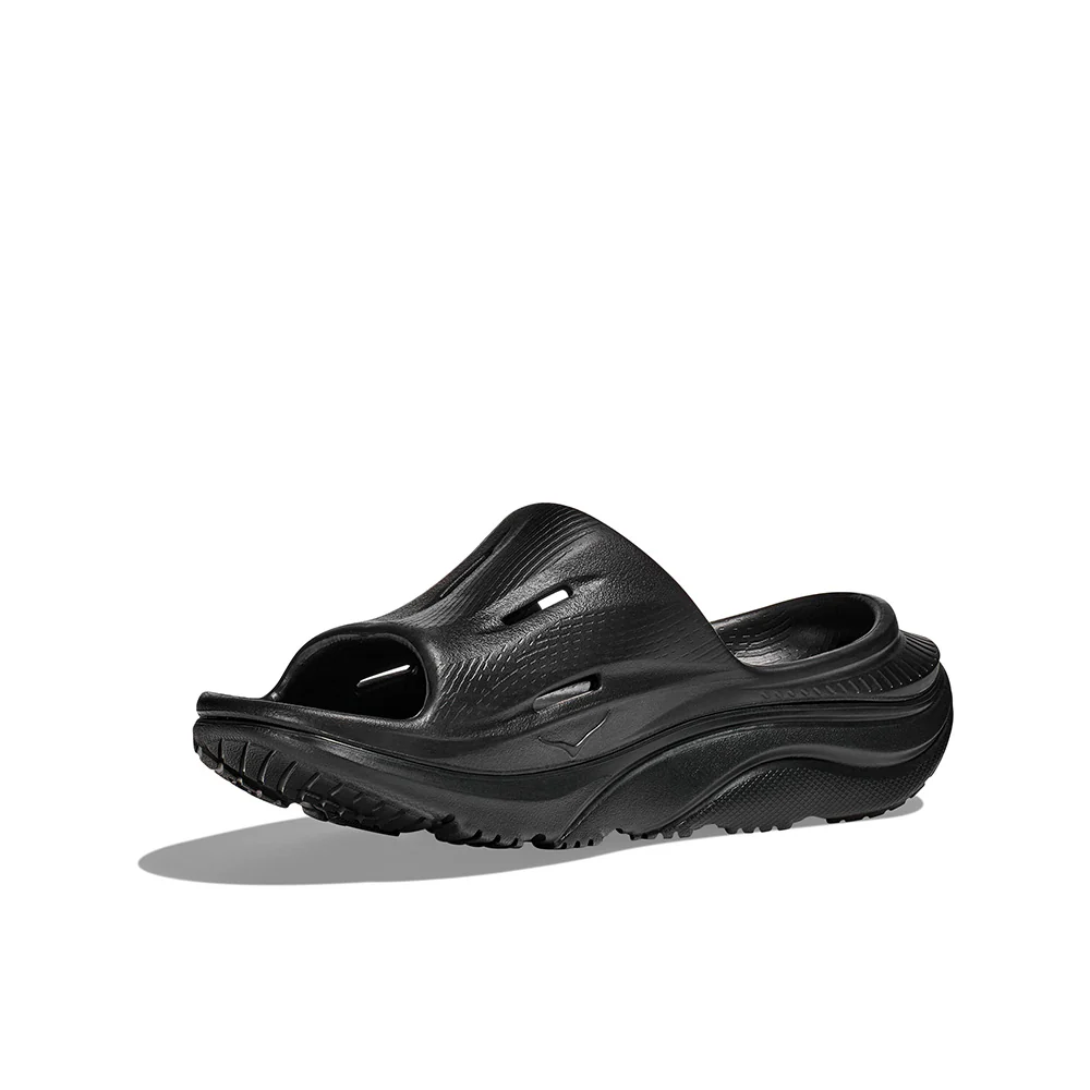 HOKA Unisex Ora Recovery Slide 3 - Black / Black - Image 6