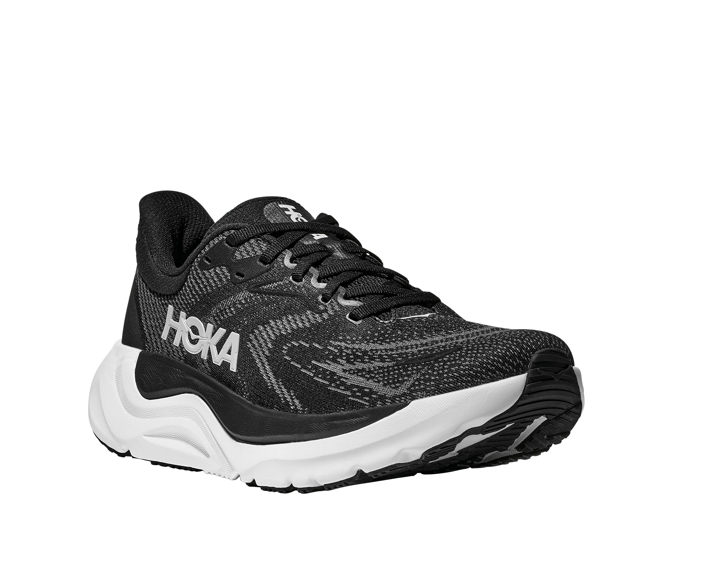 HOKA Women Arahi 8 - Black / White - Image 3