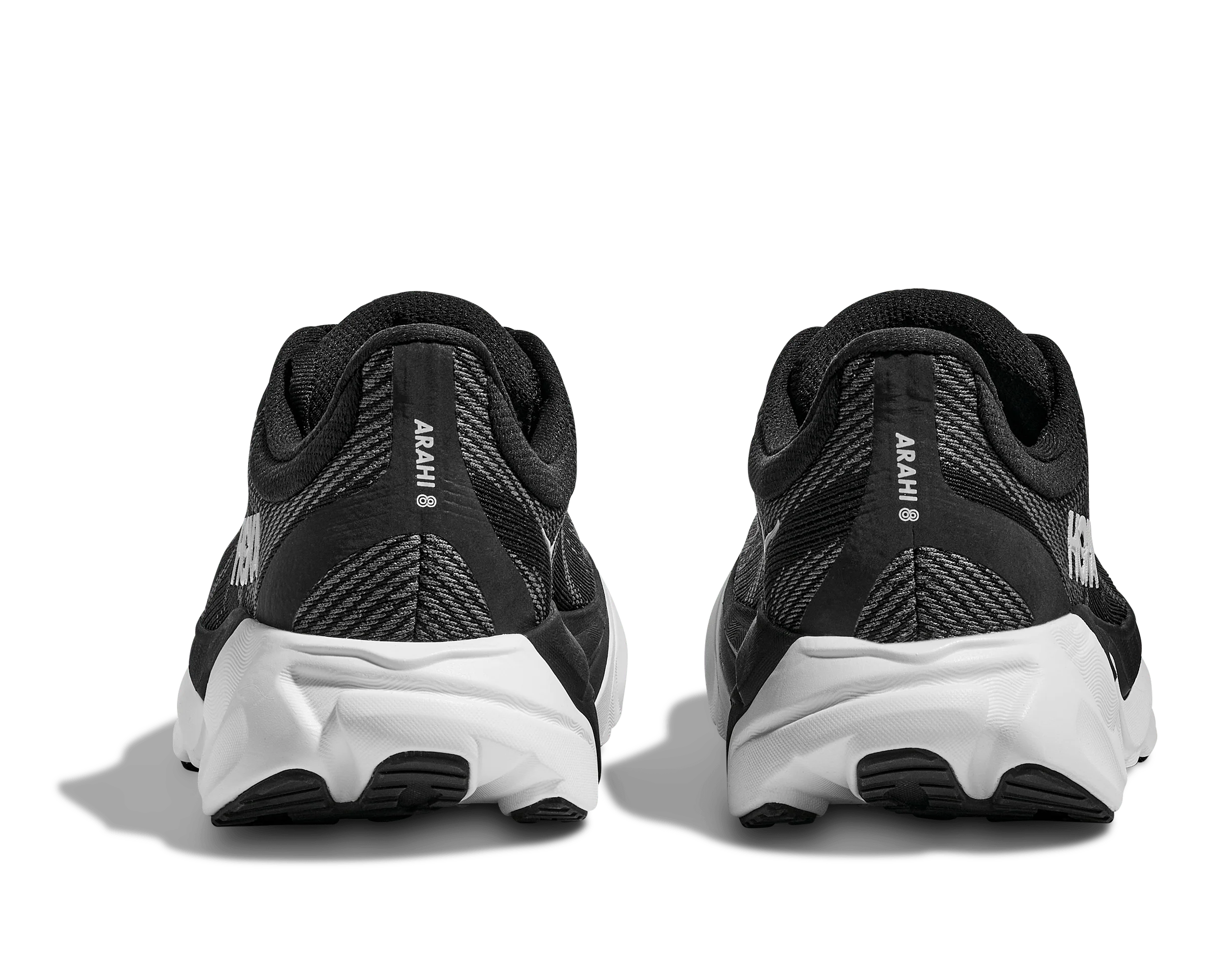 HOKA Women Arahi 8 - Black / White - Image 6