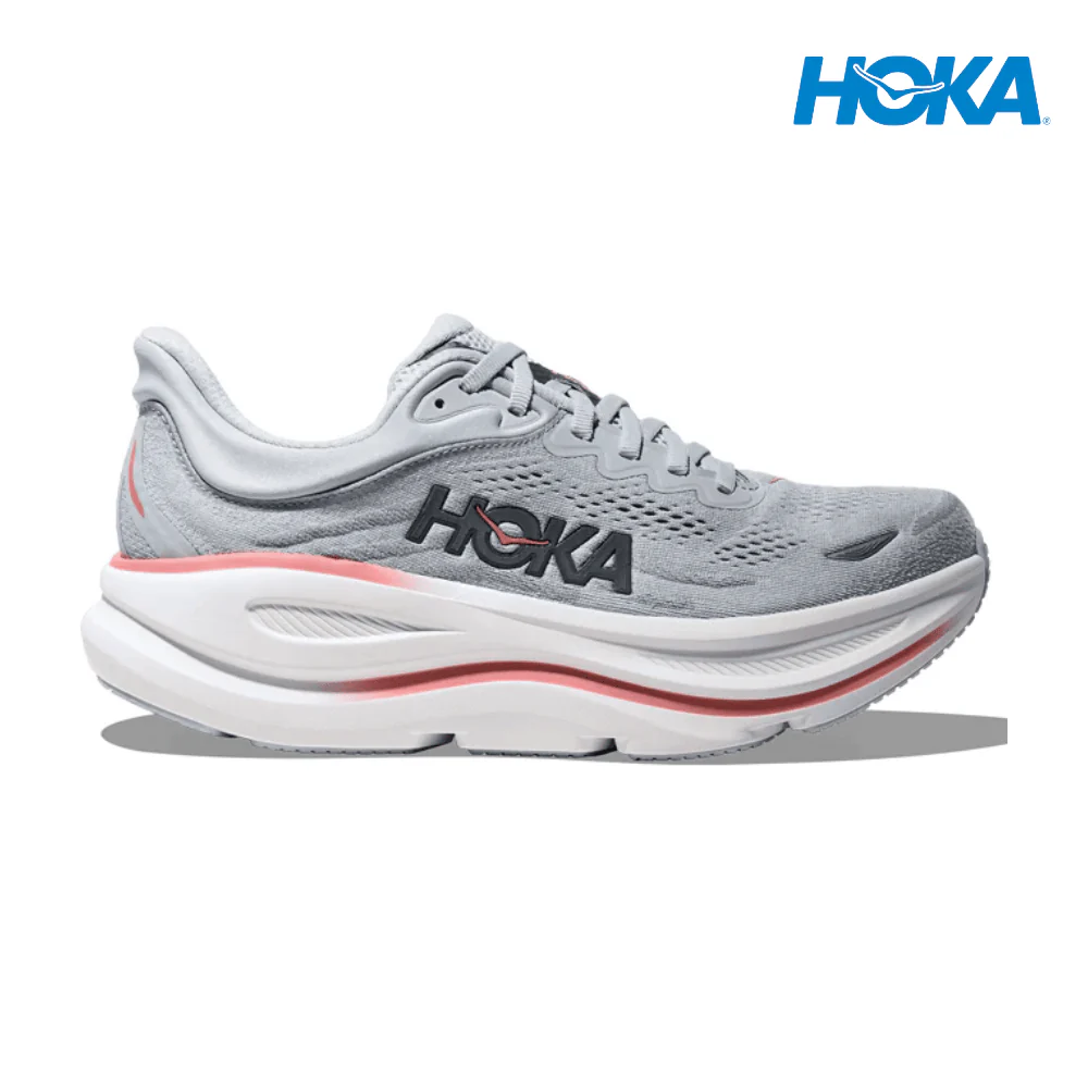 HOKA Women Bondi 9 Wide - Mineral Blue / Washed Blue