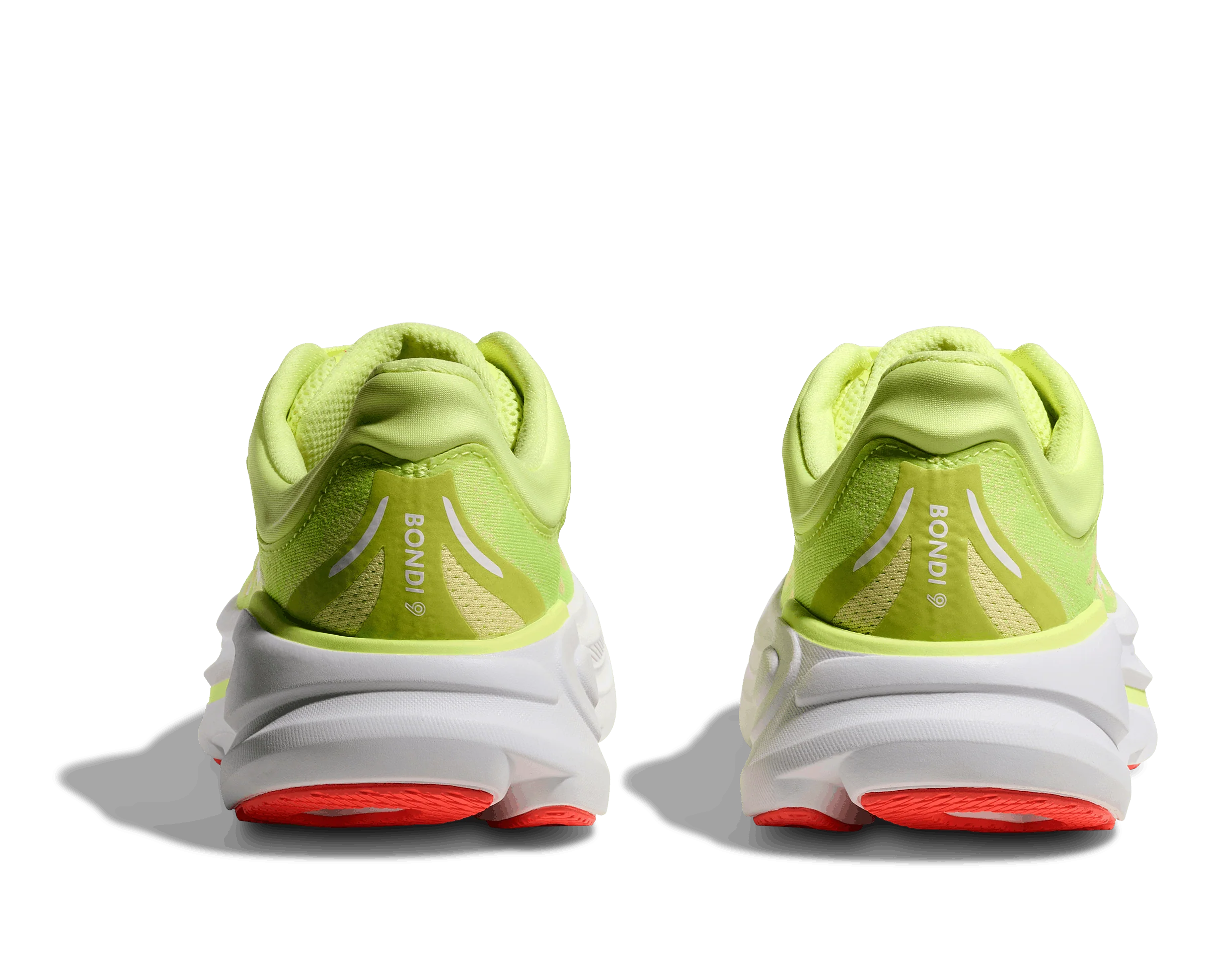 HOKA Women Bondi 9 Wide - Neon Yuzu / Sunlight - Image 5