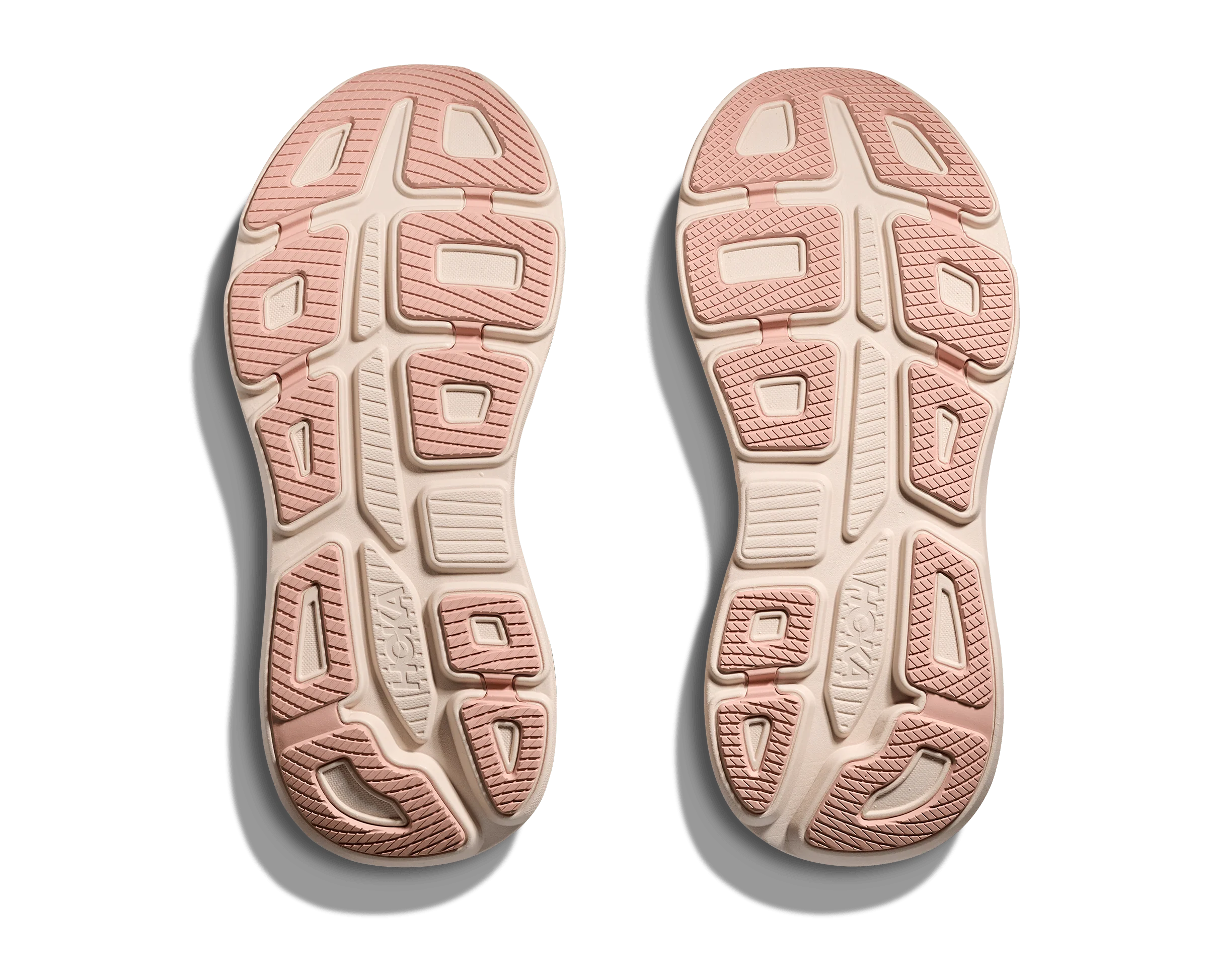 HOKA Women Bondi 9 Wide - Rose Latte / Rose Cream - Image 4