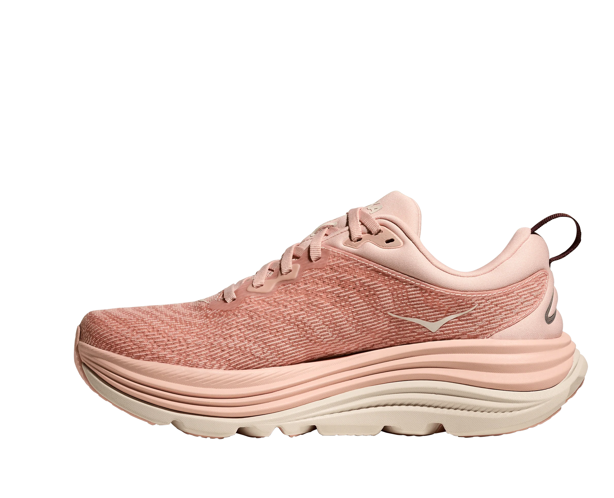 HOKA Women Bondi 9 Wide - Rose Latte / Rose Cream - Image 6