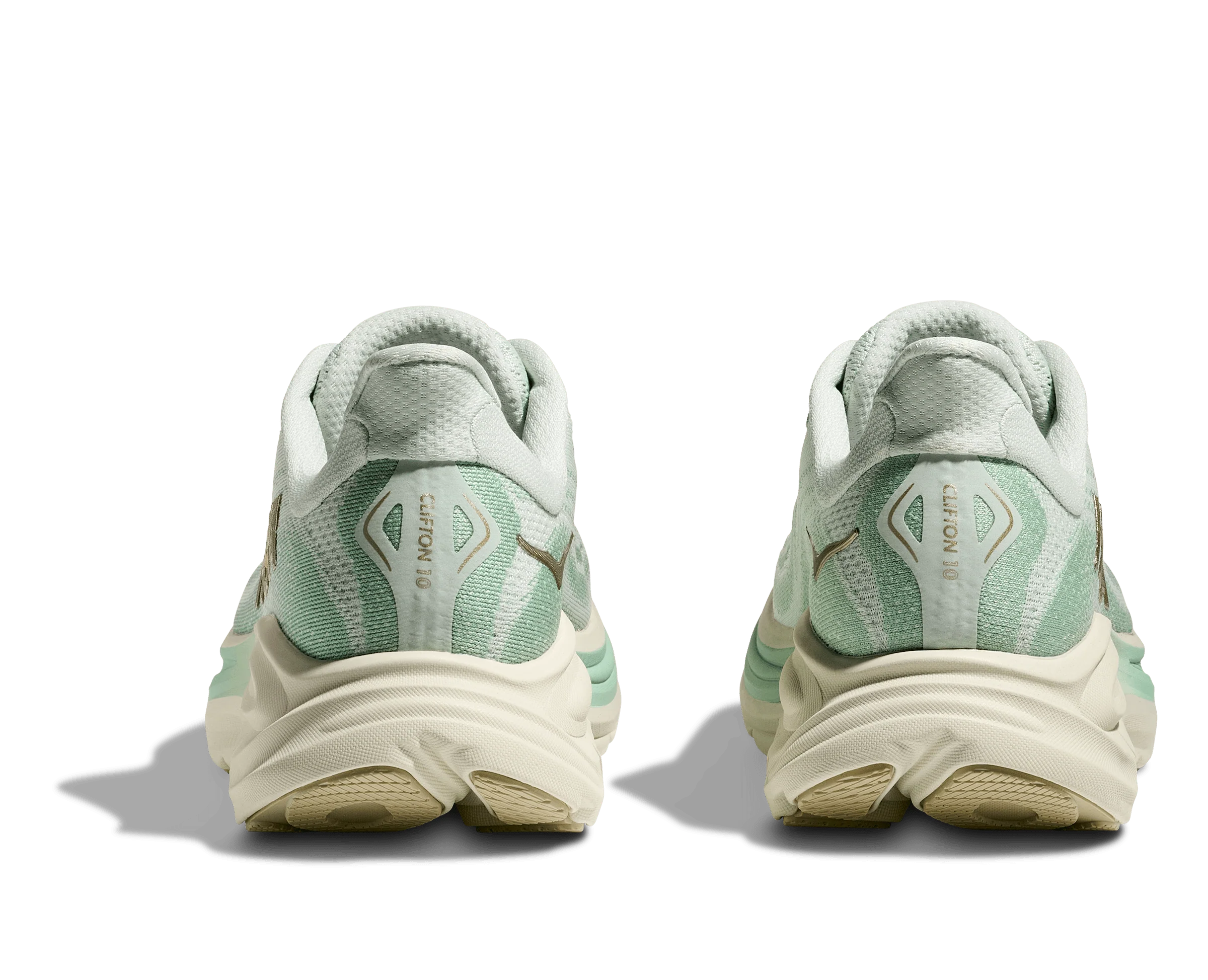 HOKA Women Clifton 10 Wide - Sea Glass / Jadeite - Image 6