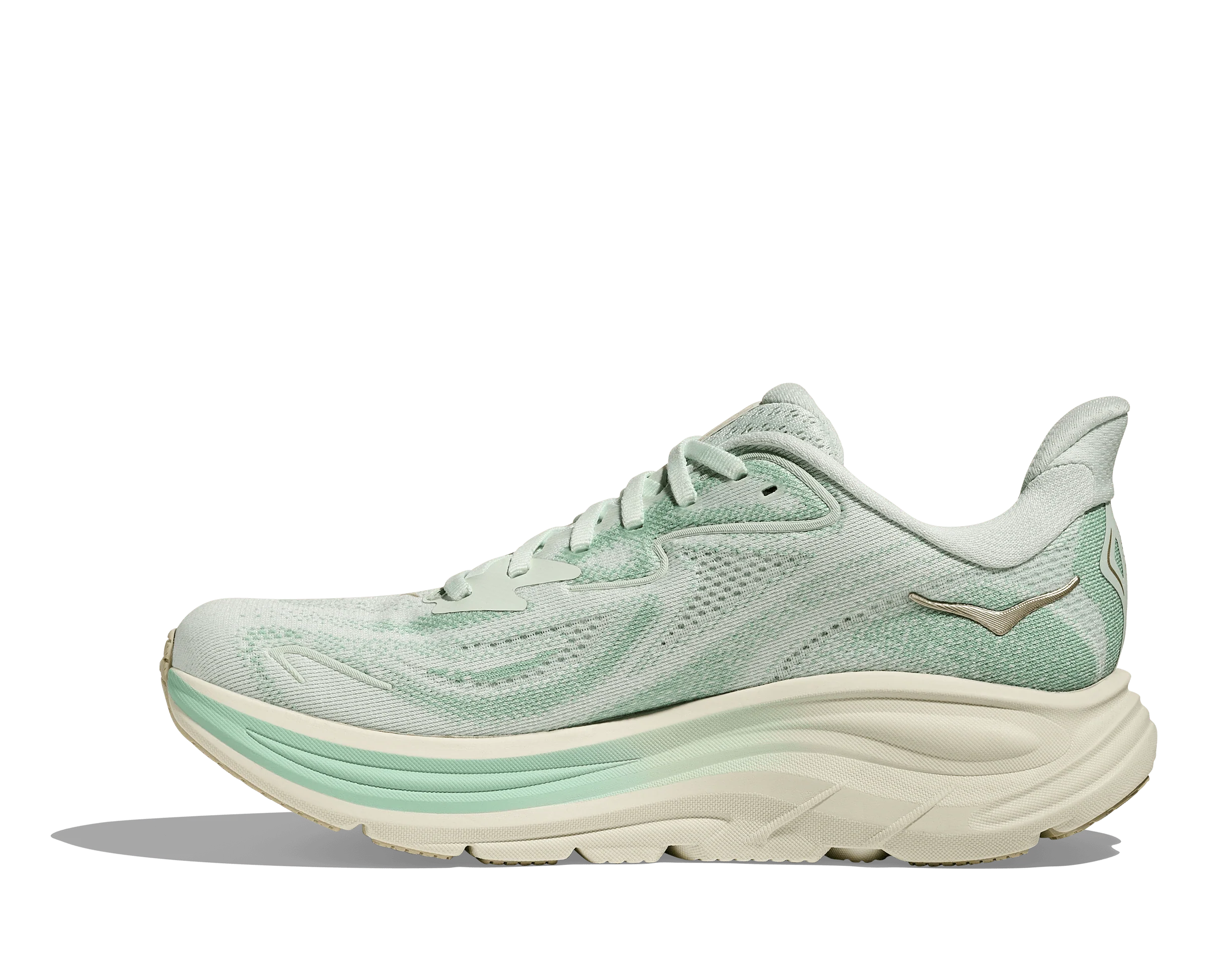 HOKA Women Clifton 10 Wide - Sea Glass / Jadeite - Image 7