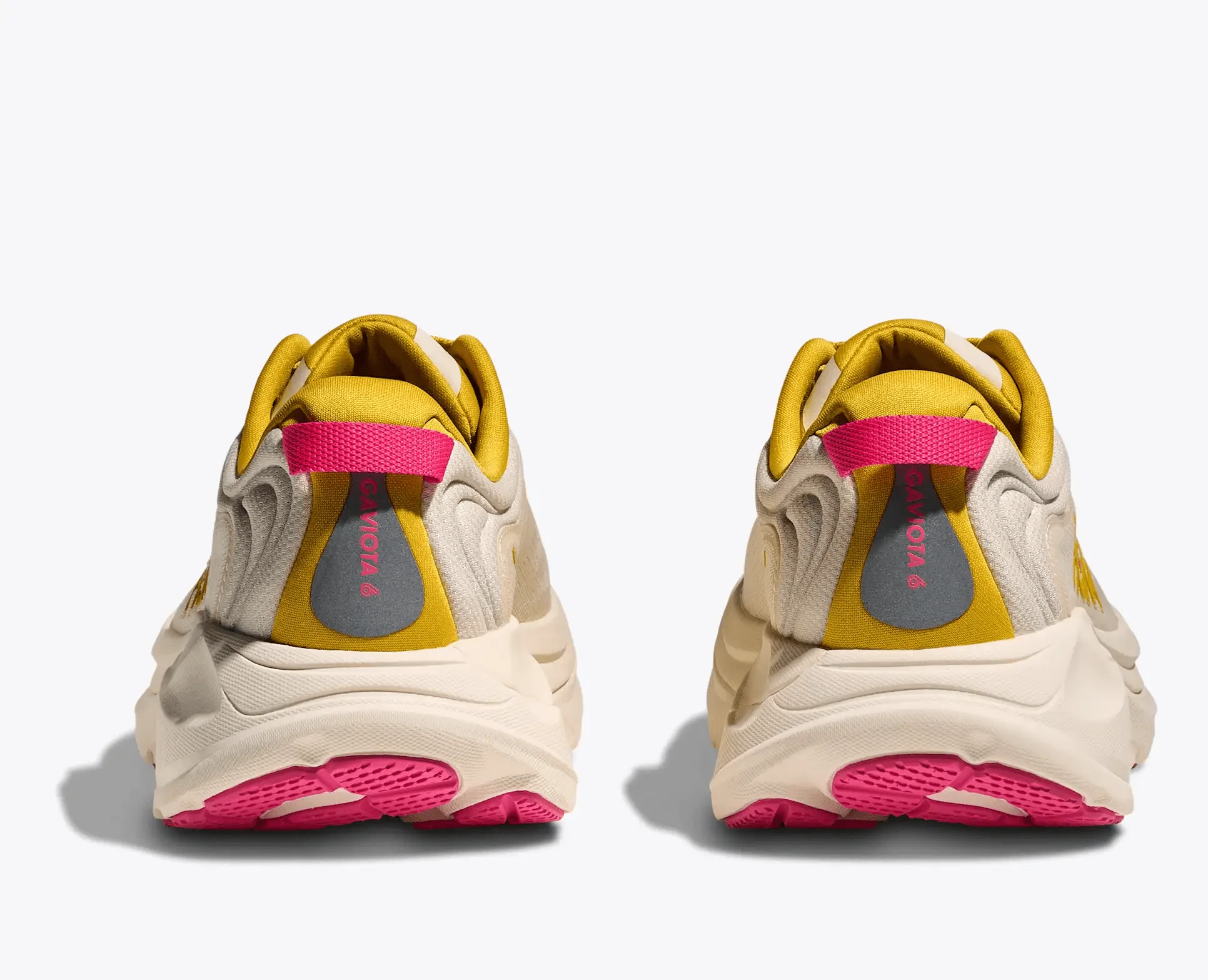 HOKA Women Gaviota 6 Wide - Birch / Yellow Gold - Image 5