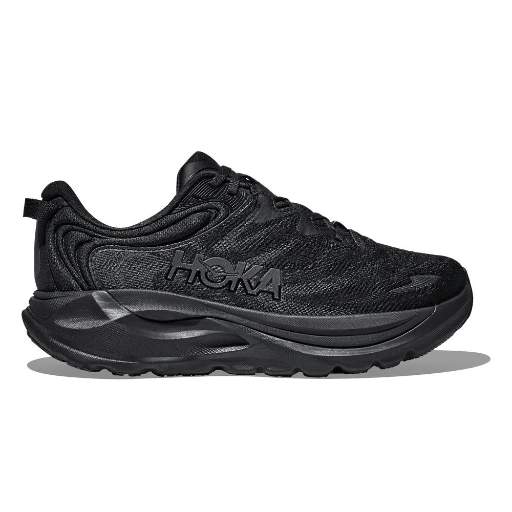 HOKA Women Gaviota 6 Wide - Black / Black - Image 7