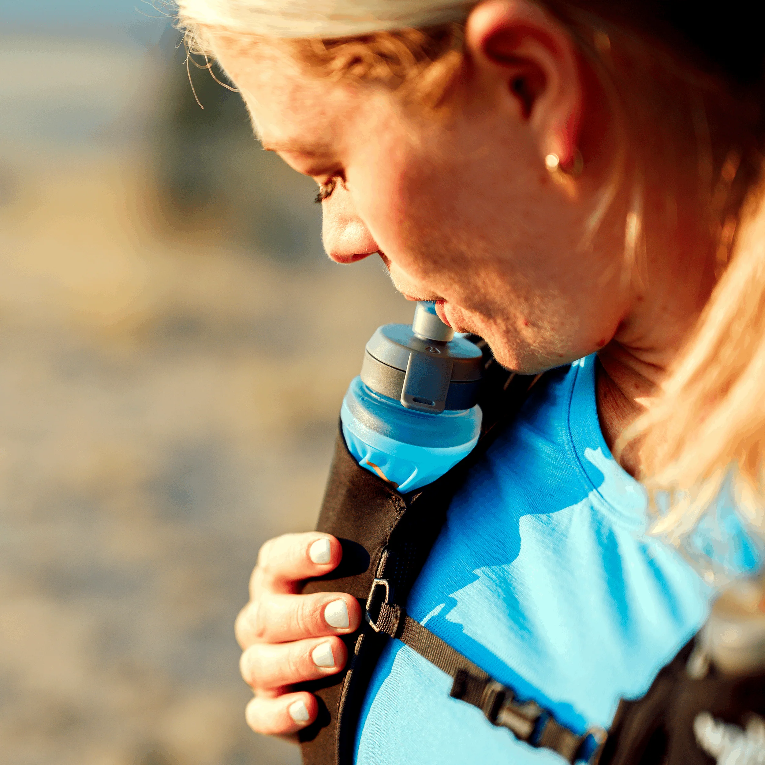 HydraPak SoftFlask™ Speed 500ml - Malibu Blue - Image 3