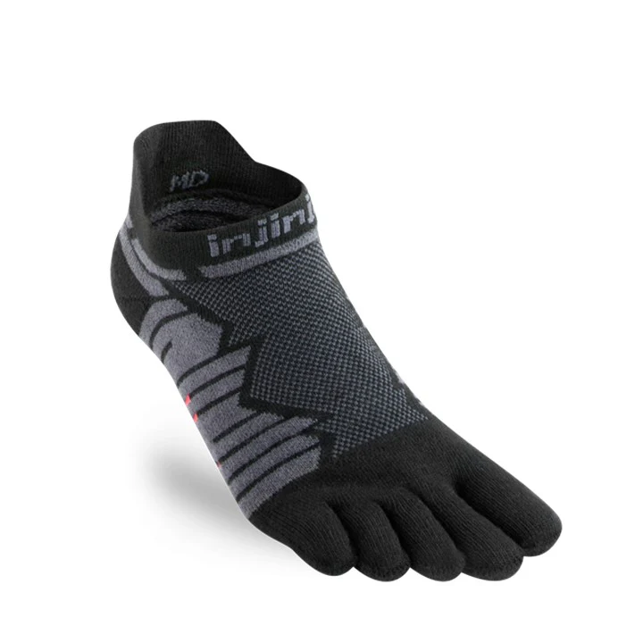 Injinji Ultra Run Midweight No-Show Coolmax - Onyx - Image 3