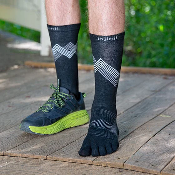 Injinji Run Lightweight Crew Coolmax - Black - Image 3