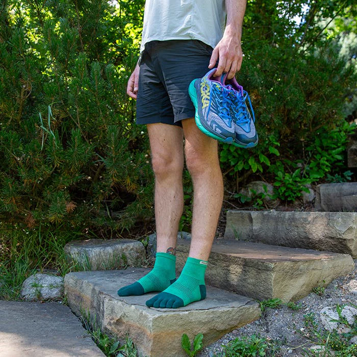 Injinji Run Lightweight Mini-Crew Coolmax - Fern - Image 3