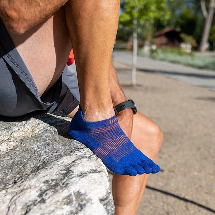 Injinji Run Lightweight No-Show Coolmax - Sapphire - Image 3
