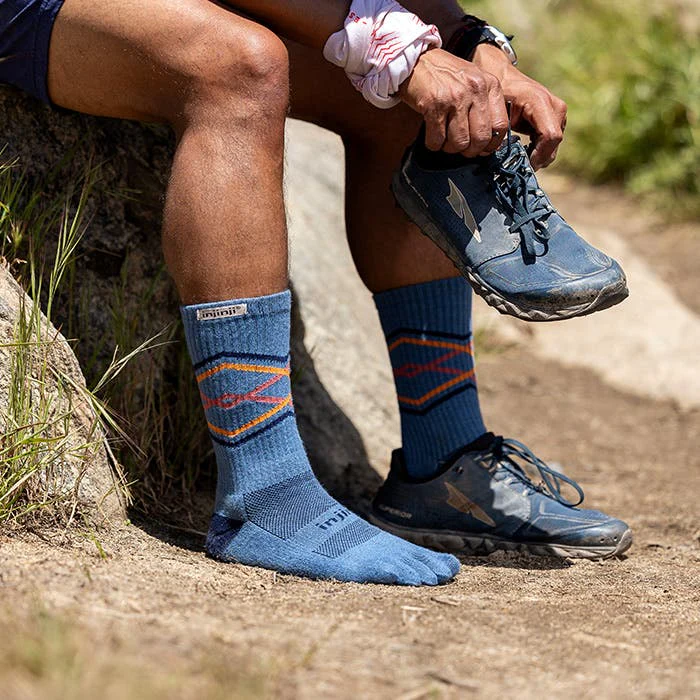 Injinji Trail Midweight Crew Coolmax - Lake - Image 2