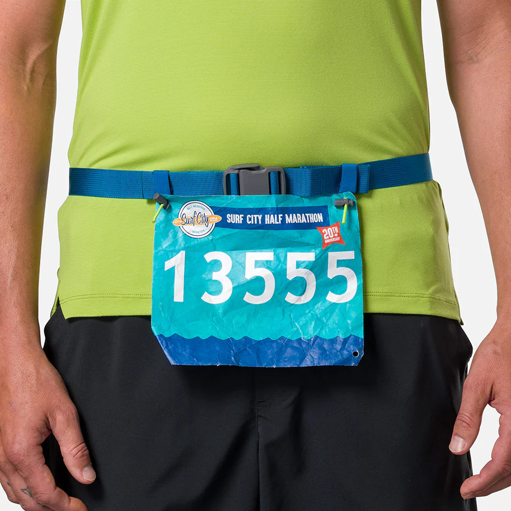 Nathan Sports Marathon Pack 3.0 Waist Pack - Deep Blue / Finish Lime - Image 5