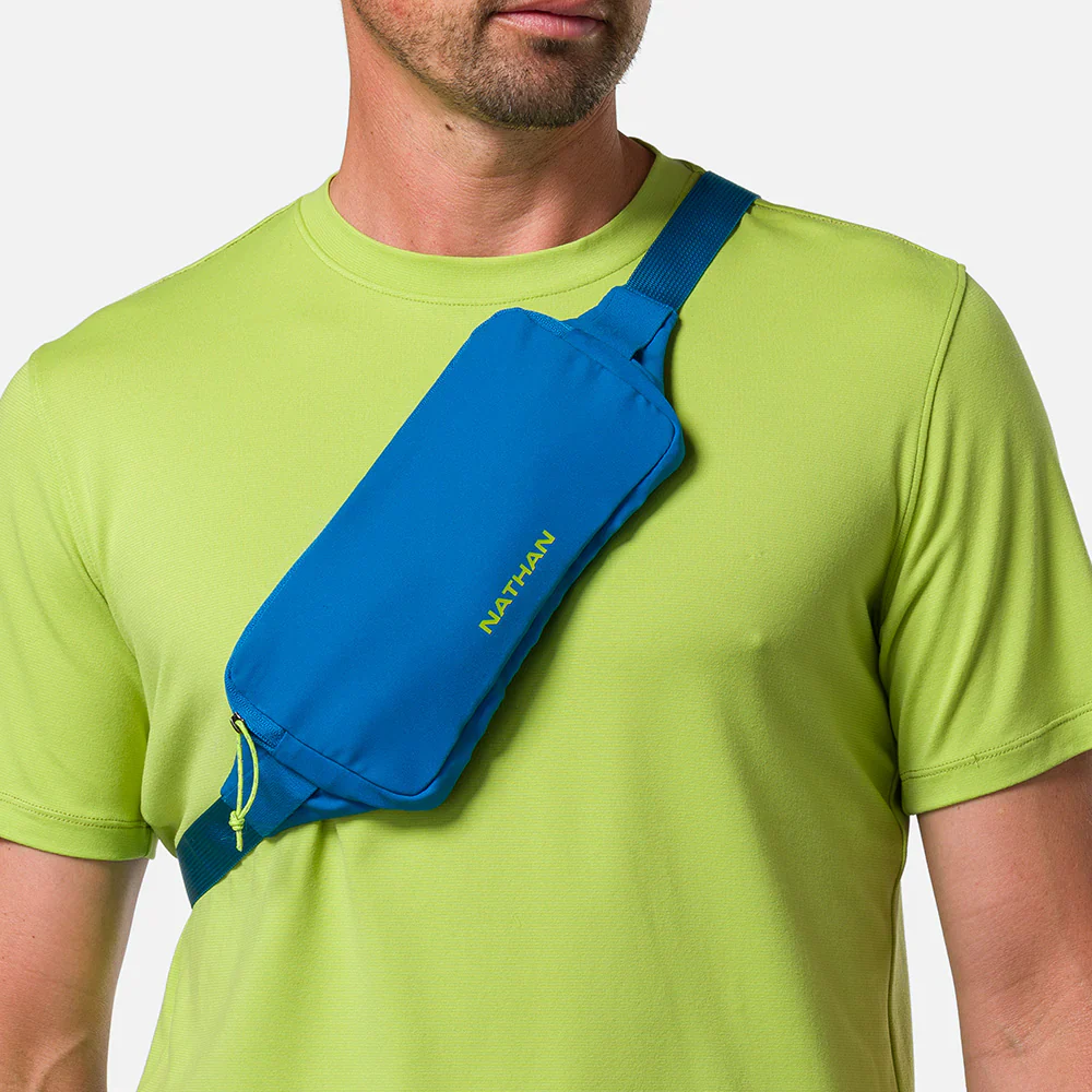 Nathan Sports Marathon Pack 3.0 Waist Pack - Deep Blue / Finish Lime - Image 6