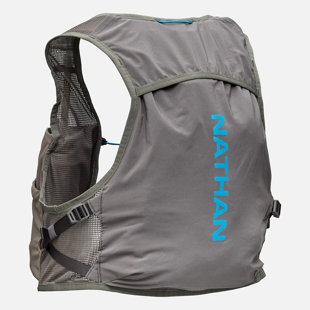 Nathan Sports Pinnacle Breeze 4L Hydration Race Vest - Charcoal / Electric Blue - Image 7