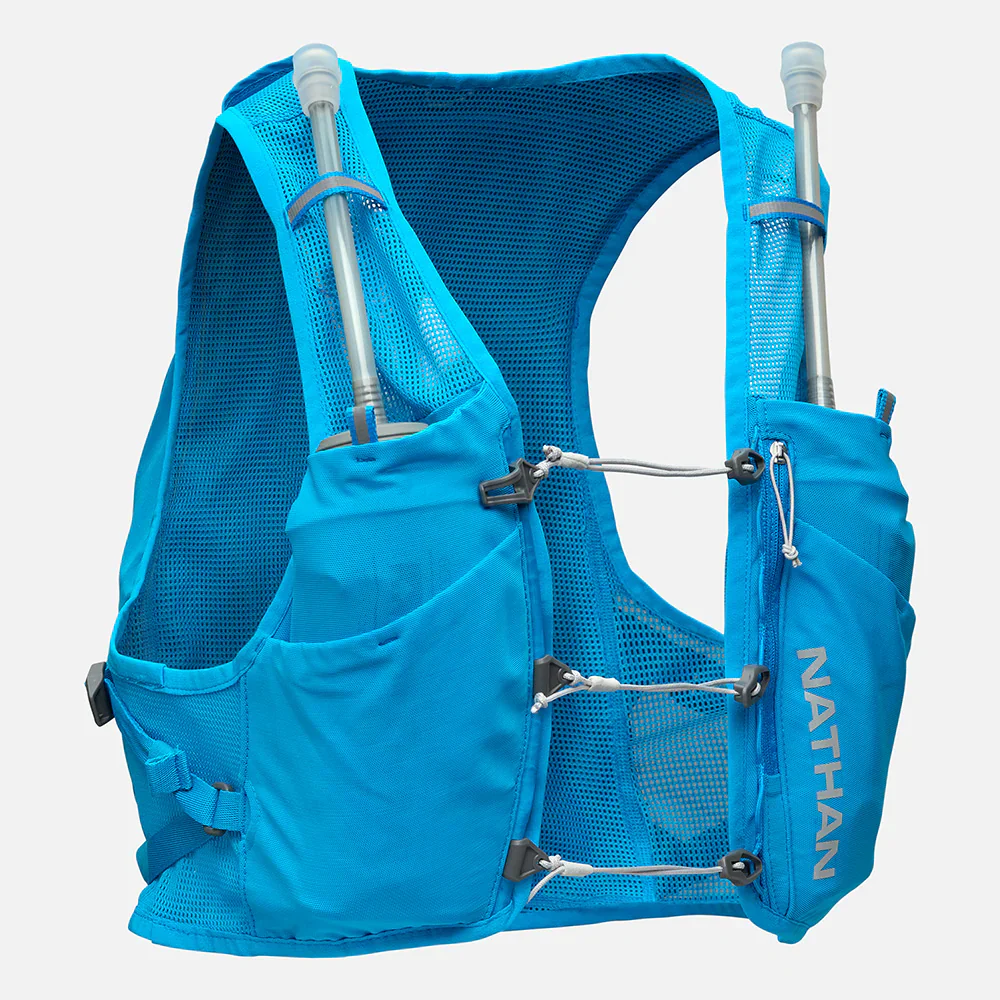 Nathan Sports Pinnacle Breeze 4L Hydration Race Vest - Electric Blue / Reflective Silver - Image 4