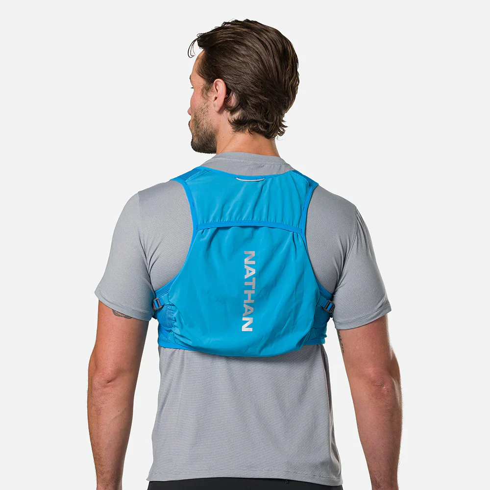 Nathan Sports Pinnacle Breeze 4L Hydration Race Vest - Electric Blue / Reflective Silver - Image 7