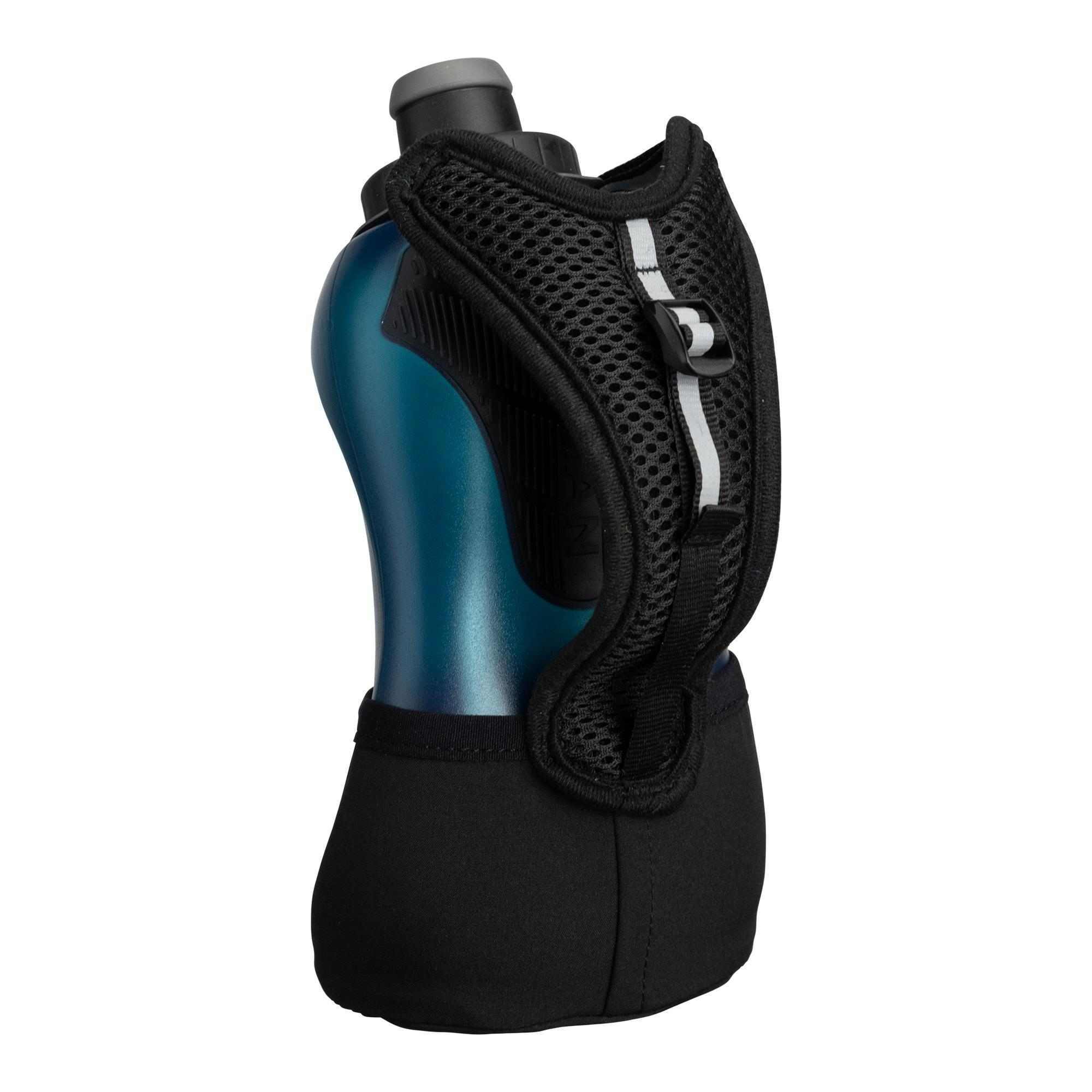 Nathan Sports Quick Squeeze Lite 18oz/532ml Handheld - Black / Marine Blue - Image 4