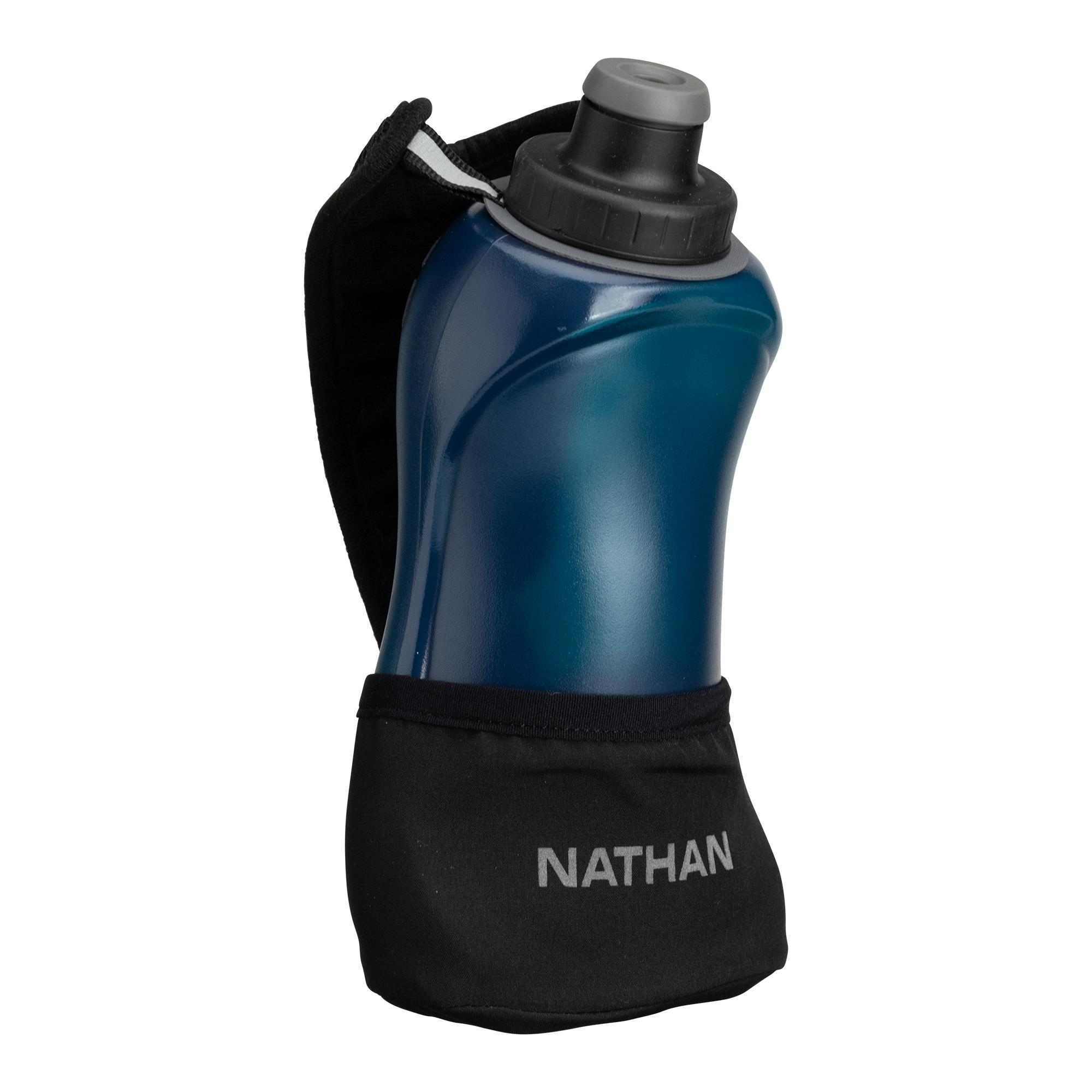 Nathan Sports Quick Squeeze Lite 18oz/532ml Handheld - Black / Marine Blue - Image 5