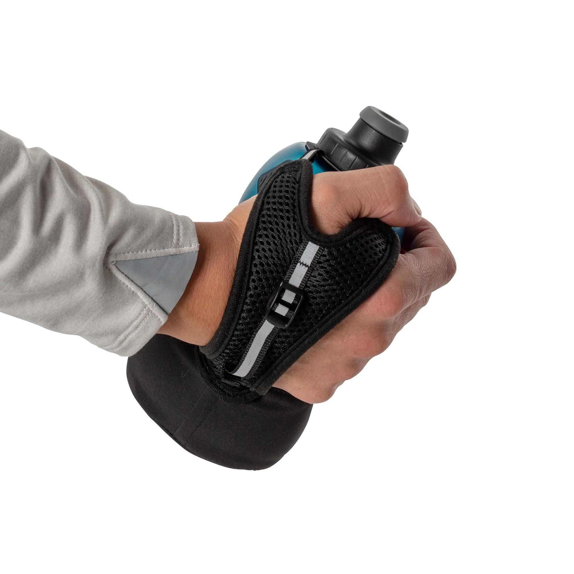 Nathan Sports Quick Squeeze Lite 18oz/532ml Handheld - Black / Marine Blue - Image 6