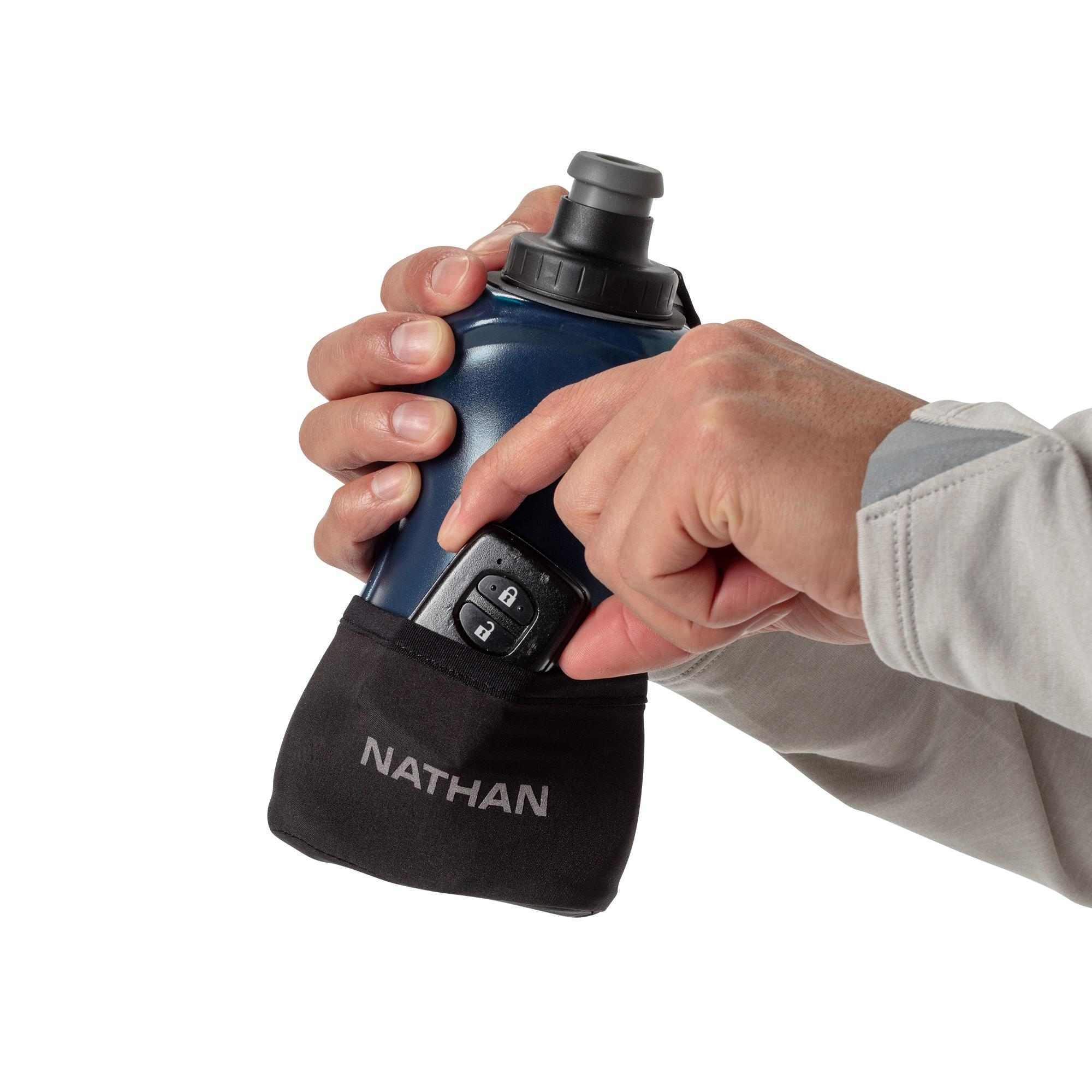Nathan Sports Quick Squeeze Lite 18oz/532ml Handheld - Black / Marine Blue - Image 7