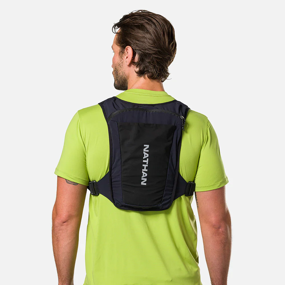 Nathan Sports Quick Start 3.0 4L Soft Flask Hydration Pack - Black / Reflective Silver - Image 8