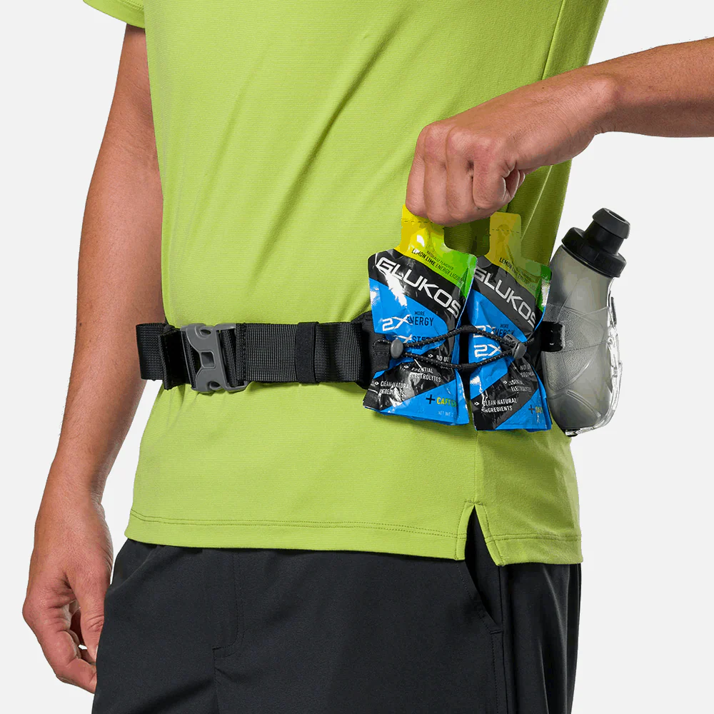 Nathan Sports Trail Mix Plus 3.0 Hydration Belt - Black / Reflective Silver - Image 4