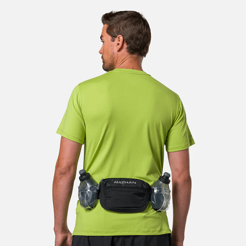 Nathan Sports Trail Mix Plus 3.0 Hydration Belt - Black / Reflective Silver - Image 5