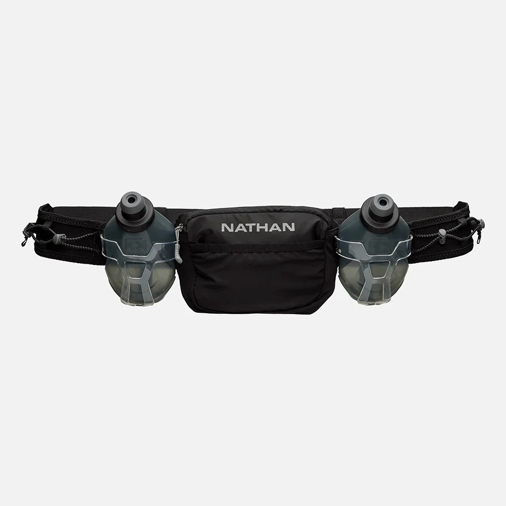 Nathan Sports Trail Mix Plus 3.0 Hydration Belt - Black / Reflective Silver - Image 7