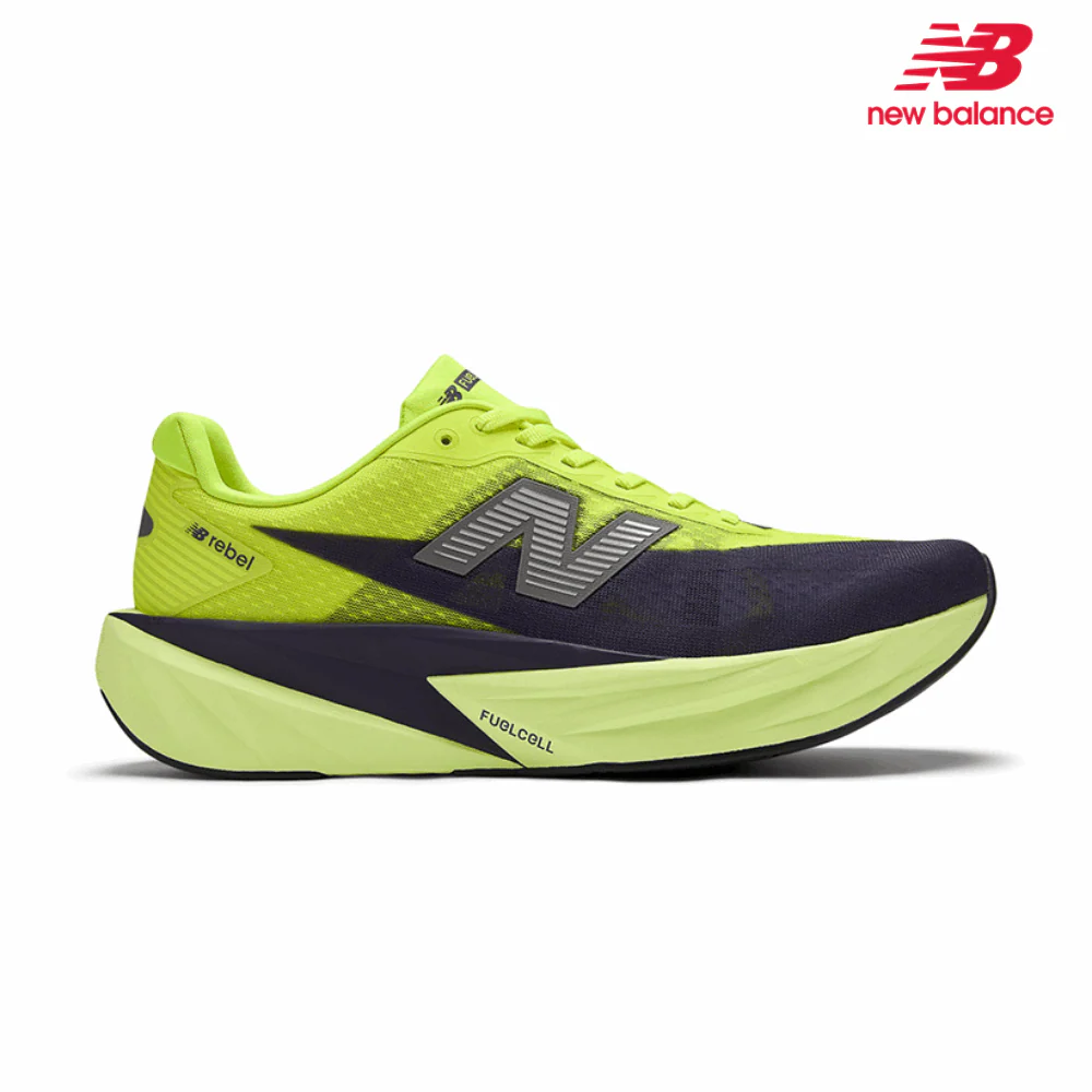 New Balance Men FuelCell Rebel v5 - Alkaline Green / Boysenberry