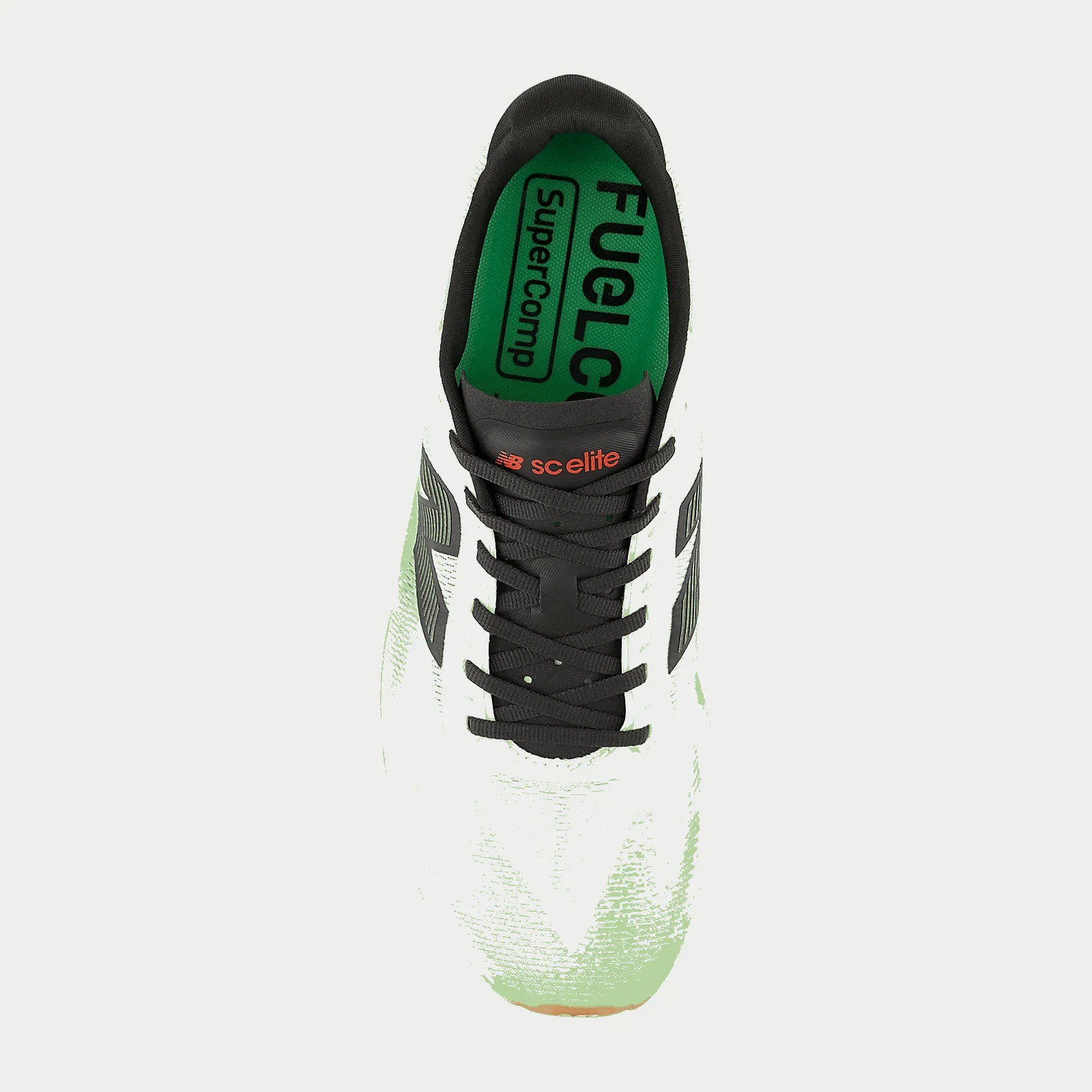 New Balance Men FuelCell SuperComp Elite V5 - White / Mint Flash - Image 3