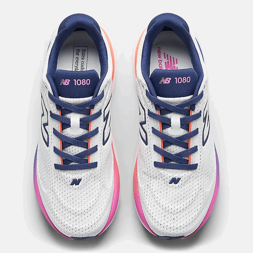 New Balance Women 1080v15 - Glint Blue / Silver Metallic - Image 3