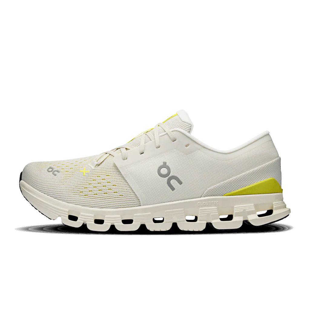 On Men Cloud X 4 - Ivory / Lime - Image 6