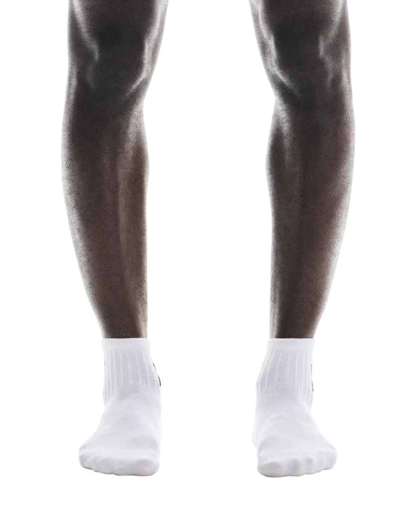 On Unisex Logo Sock Mid 3-Pack - White - Image 3