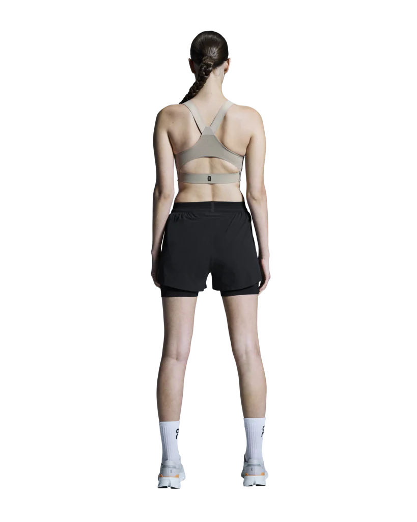 On Women 3" Performance 2/1 Shorts - Black - Image 3