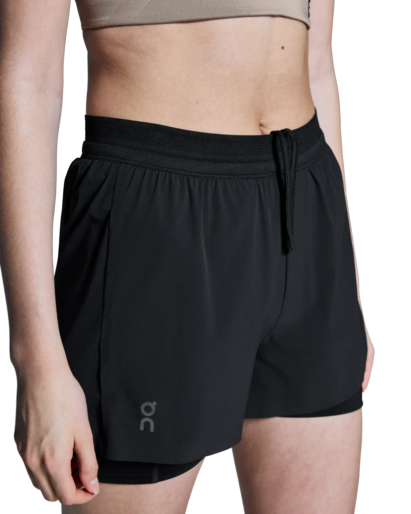 On Women 3" Performance 2/1 Shorts - Black - Image 4