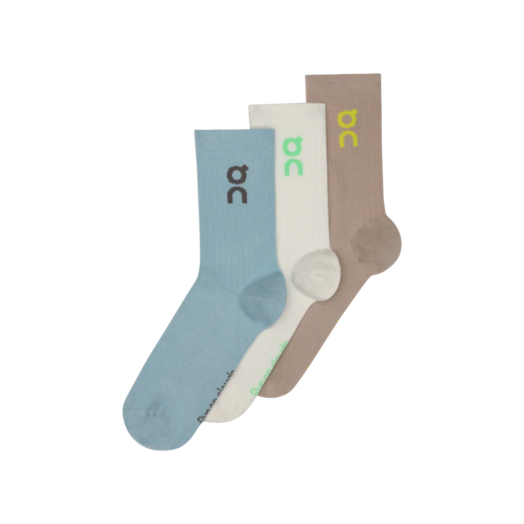 On Unisex Logo Sock High 3-Pack - Desert / Wash - Image 5
