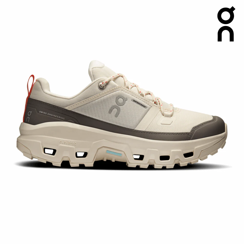 On Women Cloudrock Low Waterproof - Ivory / Ivory