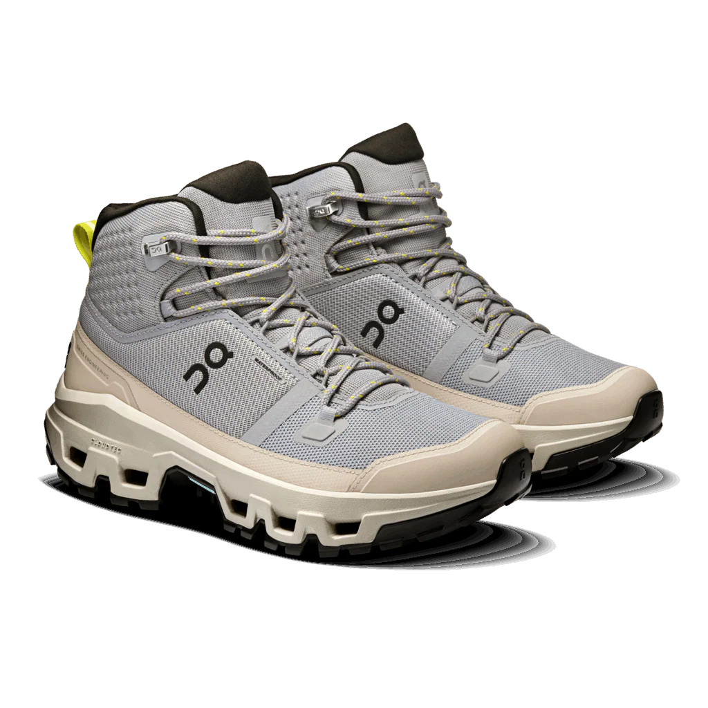 On Women Cloudrock Mid Waterproof - Alloy / Ice - Image 2